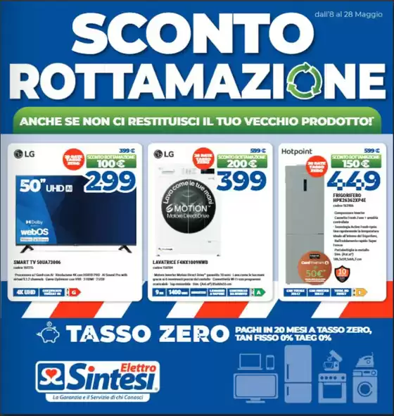 Volantino Elettrosintesi | Sconto rottamazione | 2026-05-08T00:00:00.000Z - 2026-05-28T00:00:00.000Z