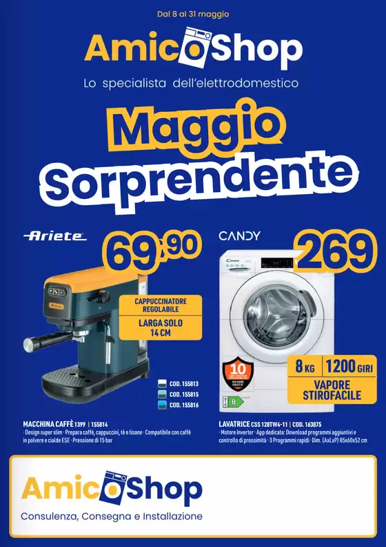 Volantino Amico Shop a Vasanello | Maggio sorprendente | 2026-05-08T00:00:00.000Z - 2026-05-31T00:00:00.000Z