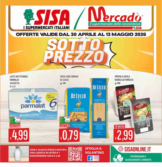 Volantino IperSisa | Sotto prezzo | 2026-05-08T00:00:00.000Z - 2026-05-13T00:00:00.000Z