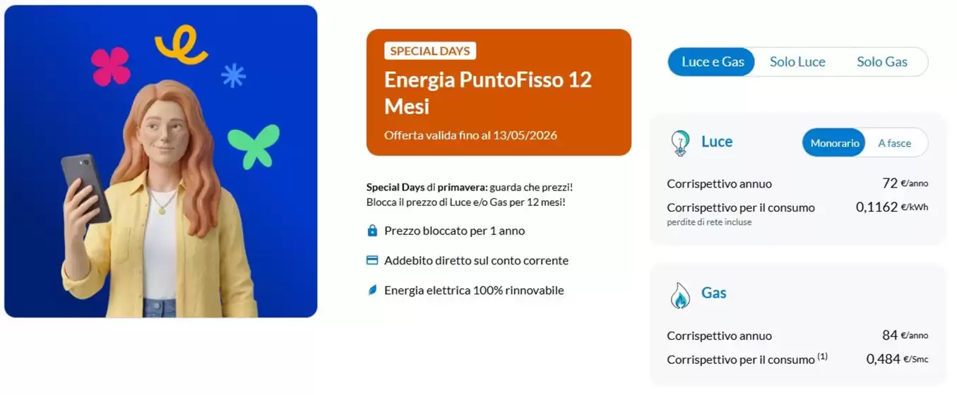 Volantino Engie | Energia PuntoFisso 12 Mesi | 2026-05-08T00:00:00.000Z - 2026-05-13T00:00:00.000Z