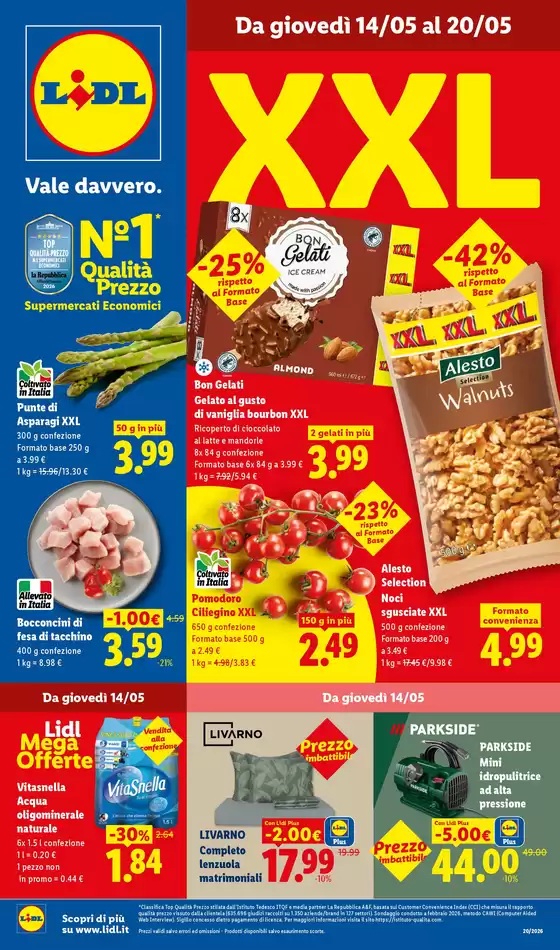 Volantino Lidl | XXL | 2026-05-14T00:00:00.000Z - 2026-05-20T00:00:00.000Z