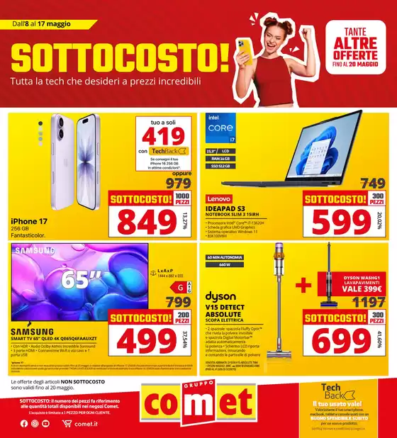 Volantino Comet | SOTTOCOSTO da Comet! | 2026-05-08T00:00:00.000Z - 2026-05-17T00:00:00.000Z