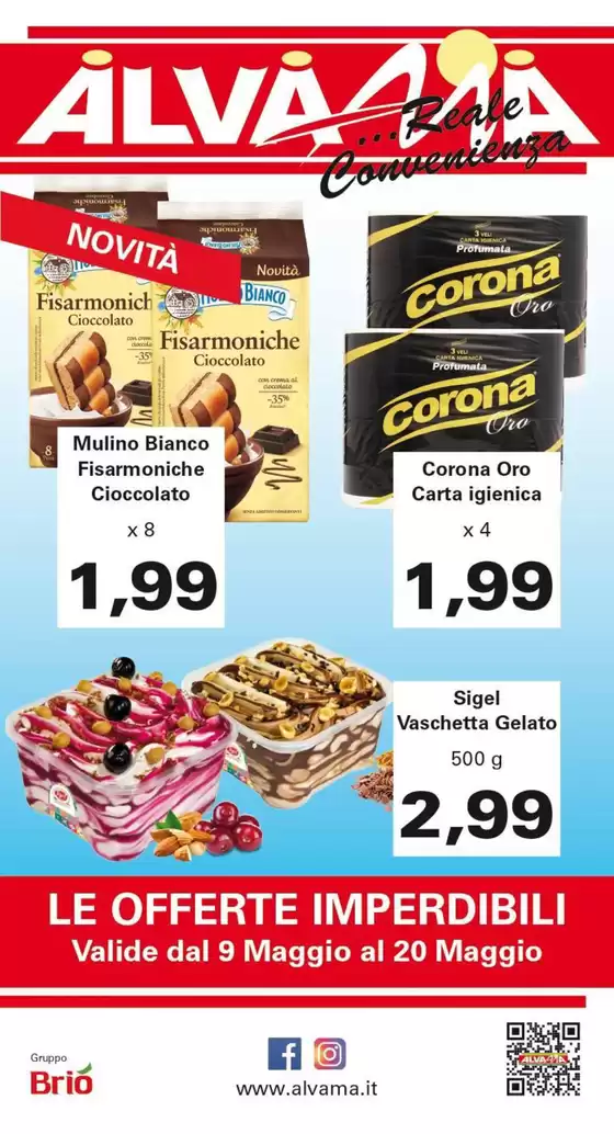 Volantino Alvama | Le offerte imperdibili | 2026-05-09T00:00:00.000Z - 2026-05-20T00:00:00.000Z