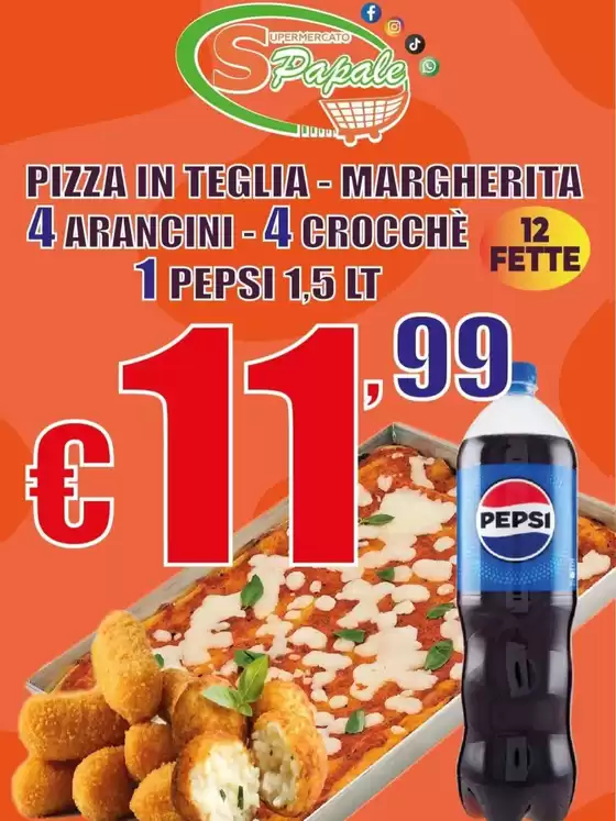 Volantino Supermercato Papale a Cavaso del Tomba | Offerte  | 2026-05-11T00:00:00.000Z - 2026-05-24T00:00:00.000Z