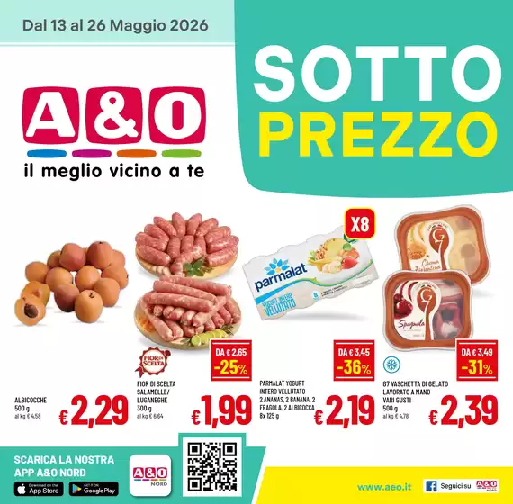 Volantino A&O a Cavaso del Tomba | Sottoprezzo | 2026-05-13T00:00:00.000Z - 2026-05-26T00:00:00.000Z