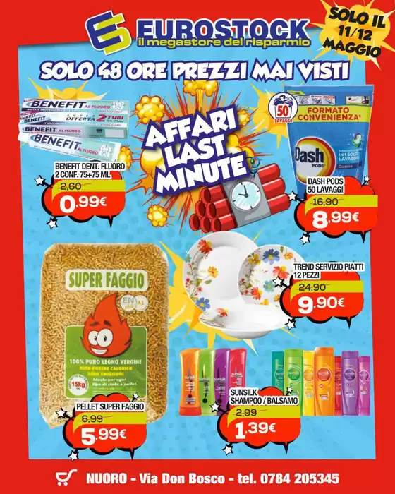 Volantino Eurostock | Le migliori offerte per gli acquirenti parsimoniosi | 2026-05-11T00:00:00.000Z - 2026-05-12T00:00:00.000Z