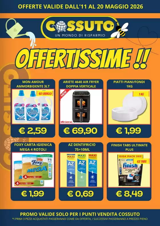 Volantino Cossuto | Offertissime! | 2026-05-11T00:00:00.000Z - 2026-05-20T00:00:00.000Z