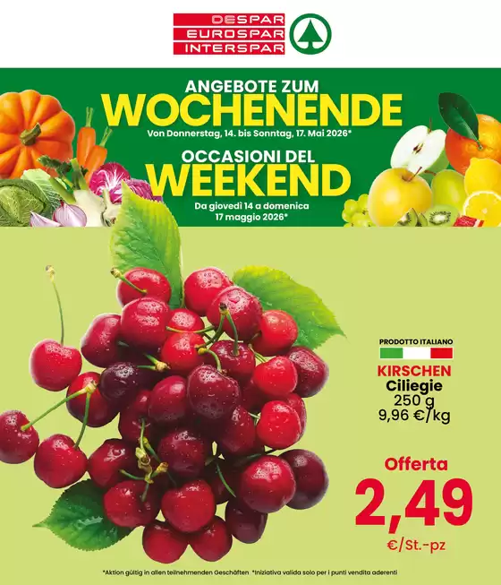 Volantino Despar | Occasioni del weekend | 2026-05-14T00:00:00.000Z - 2026-05-17T00:00:00.000Z