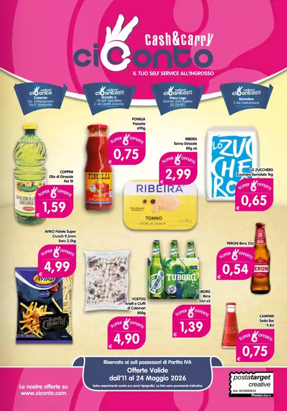Volantino CiConto | Offerte CiConto | 2026-05-11T00:00:00.000Z - 2026-05-24T00:00:00.000Z