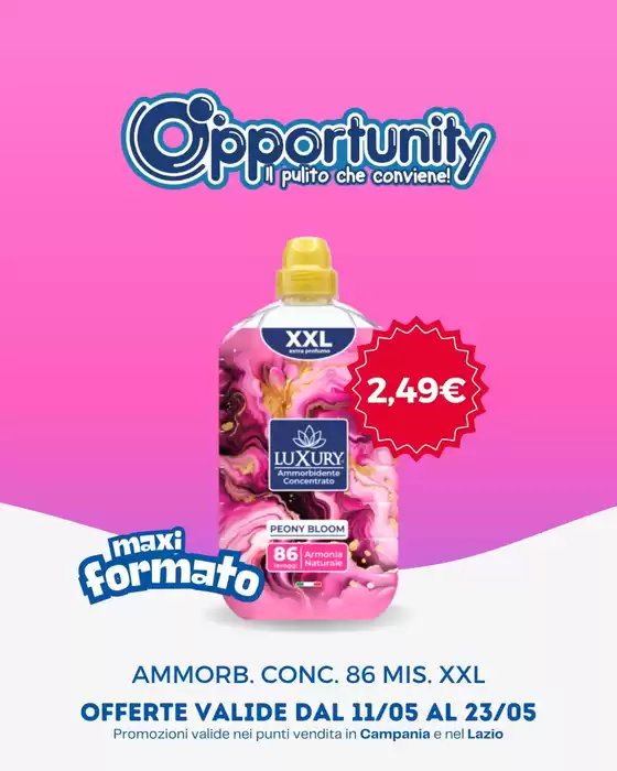 Volantino Opportunity Shop a Acerra | Maxi Formato | 2026-05-11T00:00:00.000Z - 2026-05-23T00:00:00.000Z