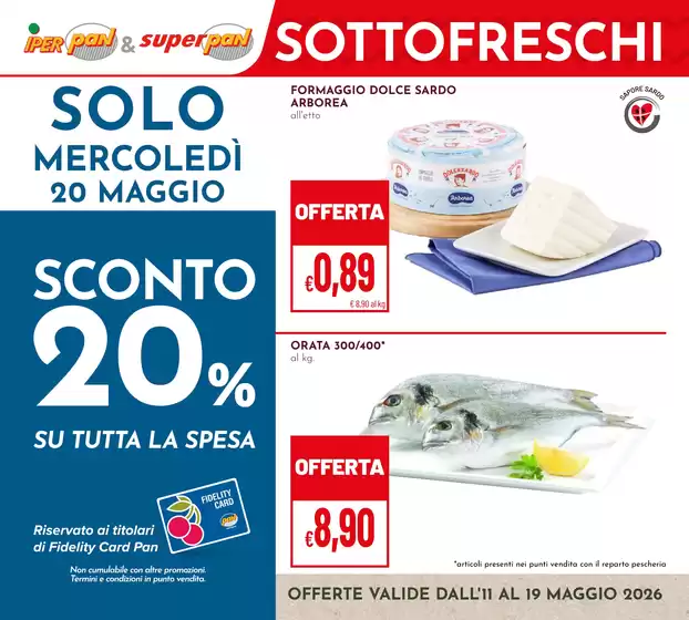 Volantino Iperpan | Sottofreschi | 2026-05-11T00:00:00.000Z - 2026-05-19T00:00:00.000Z