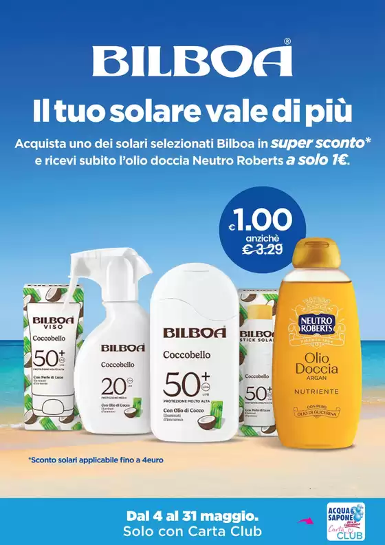 Volantino Acqua & Sapone | Bilboa | 2026-05-04T00:00:00.000Z - 2026-05-31T00:00:00.000Z