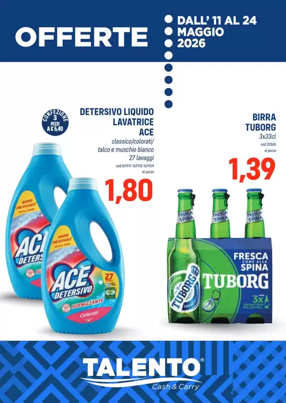 Volantino Talento | Offerte | 2026-05-11T00:00:00.000Z - 2026-05-24T00:00:00.000Z