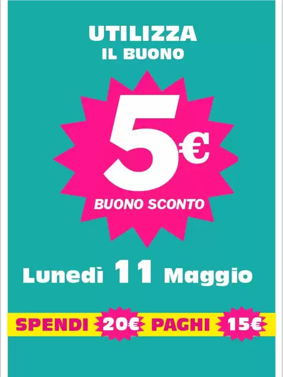 Volantino | Utilizza il buono | 2026-05-11T00:00:00.000Z - 2026-05-11T00:00:00.000Z