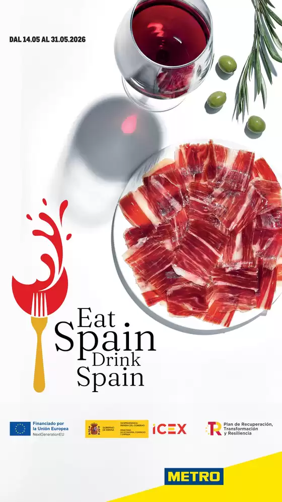 Volantino Metro | Eat Spain Drink Spain 2026 | 2026-05-14T00:00:00.000Z - 2026-05-31T00:00:00.000Z