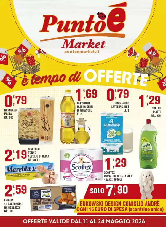 Volantino Punto è Market | E tempo di offerte | 2026-05-11T00:00:00.000Z - 2026-05-24T00:00:00.000Z