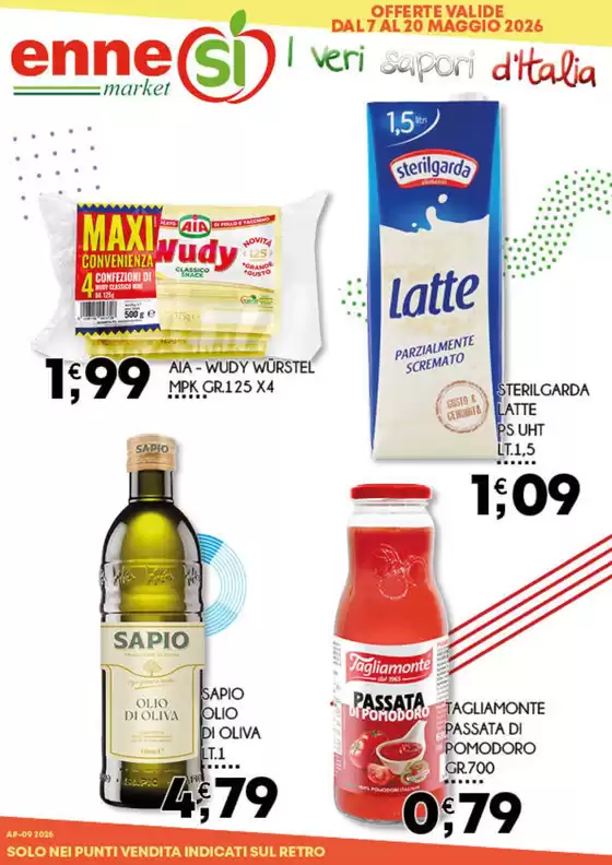 Volantino Ennesi Supermercati a Roccamorice | Offerte valide dal 7 al 20 maggio  | 2026-05-07T00:00:00.000Z - 2026-05-20T00:00:00.000Z