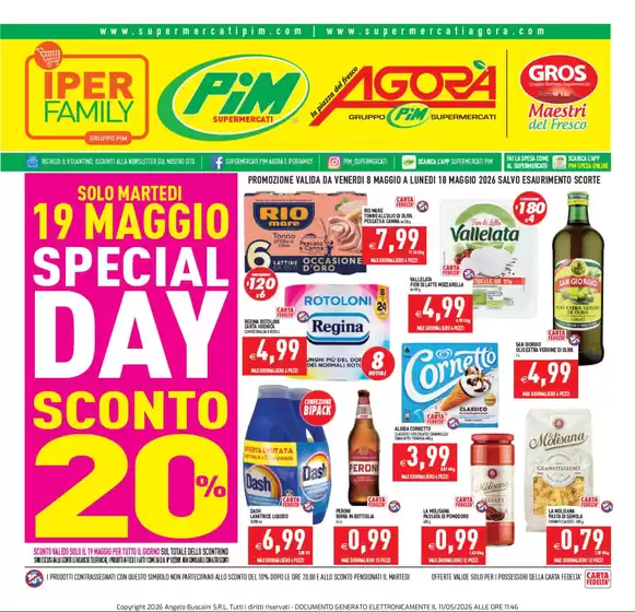 Volantino Agorà | Promozione | 2026-05-08T00:00:00.000Z - 2026-05-18T00:00:00.000Z