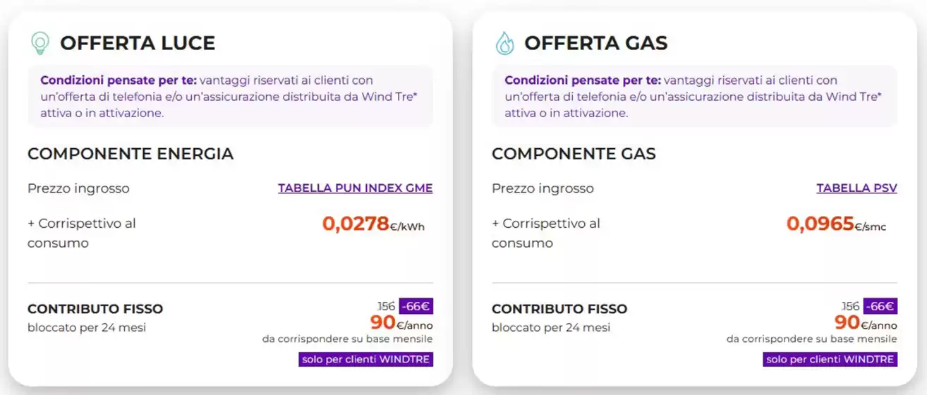 Volantino WindTre | Offerta luce & gas | 2026-05-11T00:00:00.000Z - 2026-06-14T00:00:00.000Z