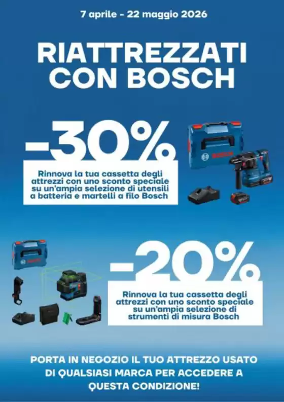 Volantino Ferramenta Sora | Riattrezzati con bosch | 2026-05-11T00:00:00.000Z - 2026-05-22T00:00:00.000Z