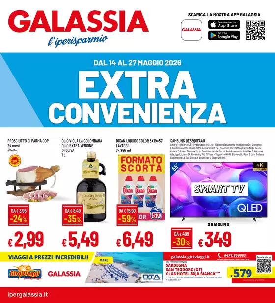 Volantino Galassia a Arre | Extra convenienza | 2026-05-14T00:00:00.000Z - 2026-05-27T00:00:00.000Z