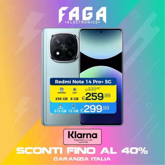 Volantino Faga Electronics a Attimis | Sconti fino al 40% | 2026-05-12T00:00:00.000Z - 2026-05-31T00:00:00.000Z