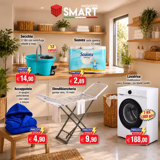 Volantino Magazzini Smart | Le migliori offerte e sconti | 2026-05-12T00:00:00.000Z - 2026-05-14T00:00:00.000Z