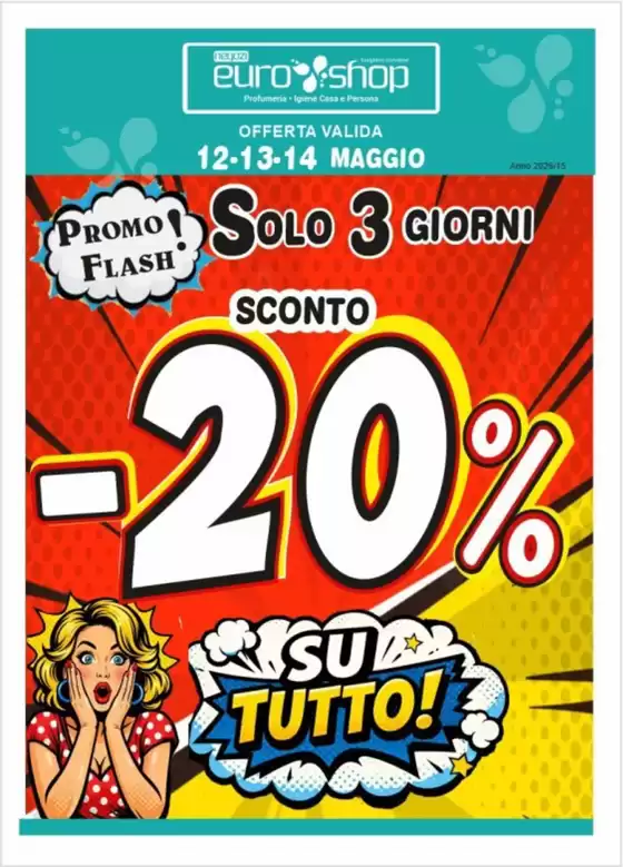 Volantino Euro Shop | Promo flash! | 2026-05-12T00:00:00.000Z - 2026-05-14T00:00:00.000Z