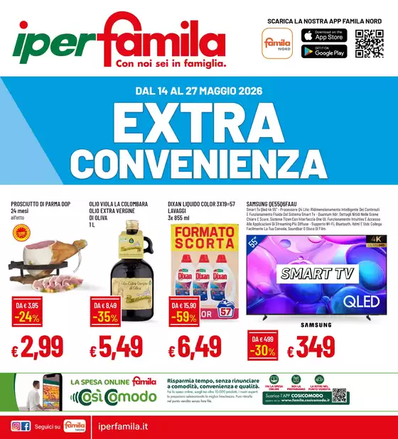 Volantino Iperfamila | EXTRA CONVENIENZA | 2026-05-14T00:00:00.000Z - 2026-05-27T00:00:00.000Z