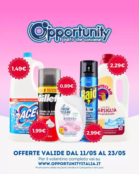 Volantino Opportunity Shop | Grande offerta per cacciatori di affari | 2026-05-11T00:00:00.000Z - 2026-05-23T00:00:00.000Z