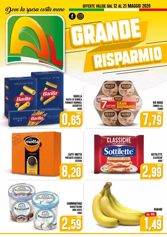 Volantino Al Discount | Grande Risparmio | 2026-05-12T00:00:00.000Z - 2026-05-21T00:00:00.000Z