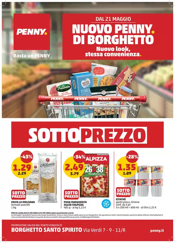 Volantino PENNY | Sotto prezzo | 2026-05-21T00:00:00.000Z - 2026-05-31T00:00:00.000Z