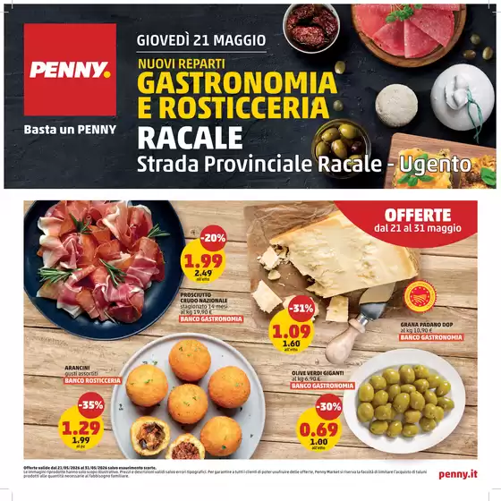 Volantino PENNY a Gonnostramatza | Gastronomia e rosticceria | 2026-05-21T00:00:00.000Z - 2026-05-31T00:00:00.000Z