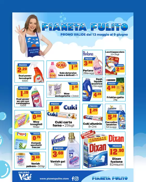 Volantino Pianeta Pulito | Promo valide dal 13 maggio al 9 giugno | 2026-05-13T00:00:00.000Z - 2026-06-09T00:00:00.000Z