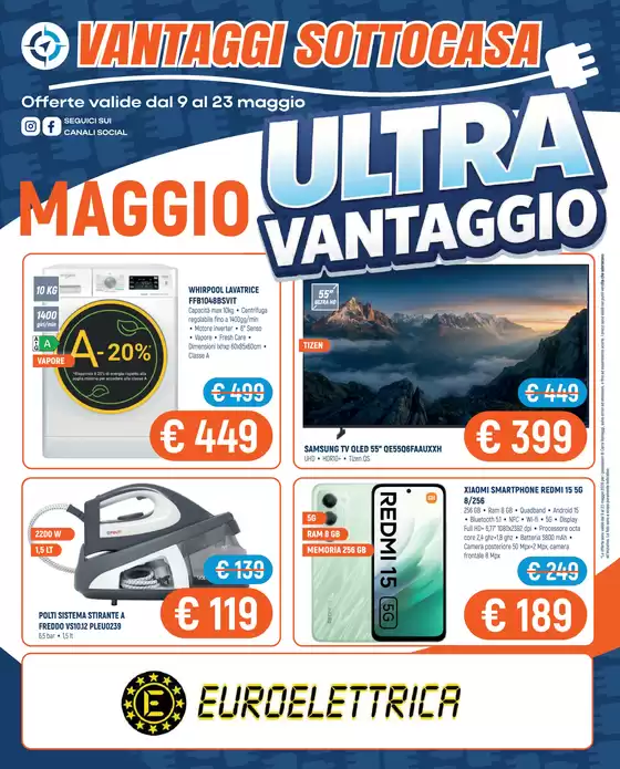 Volantino Euroelettrica a Oglianico | Ultra vantaggio | 2026-05-13T00:00:00.000Z - 2026-05-23T00:00:00.000Z