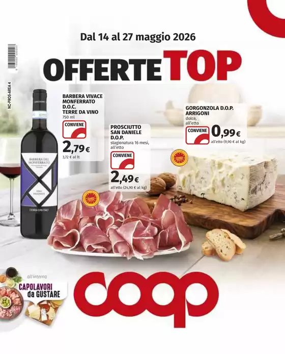 Volantino Coop a Empoli | Offerte Top | 2026-05-14T00:00:00.000Z - 2026-05-27T00:00:00.000Z