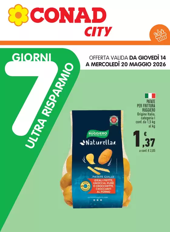 Volantino Conad City a Quiliano | 7 giorni ultra risparmio | 2026-05-14T00:00:00.000Z - 2026-05-20T00:00:00.000Z