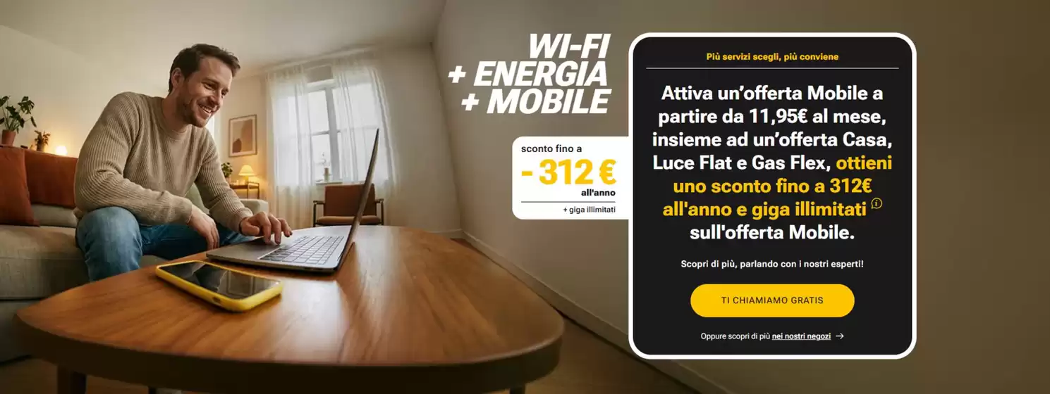 Volantino Fastweb | Wi-Fi + Energia + Mobile | 2026-05-13T00:00:00.000Z - 2026-05-25T00:00:00.000Z