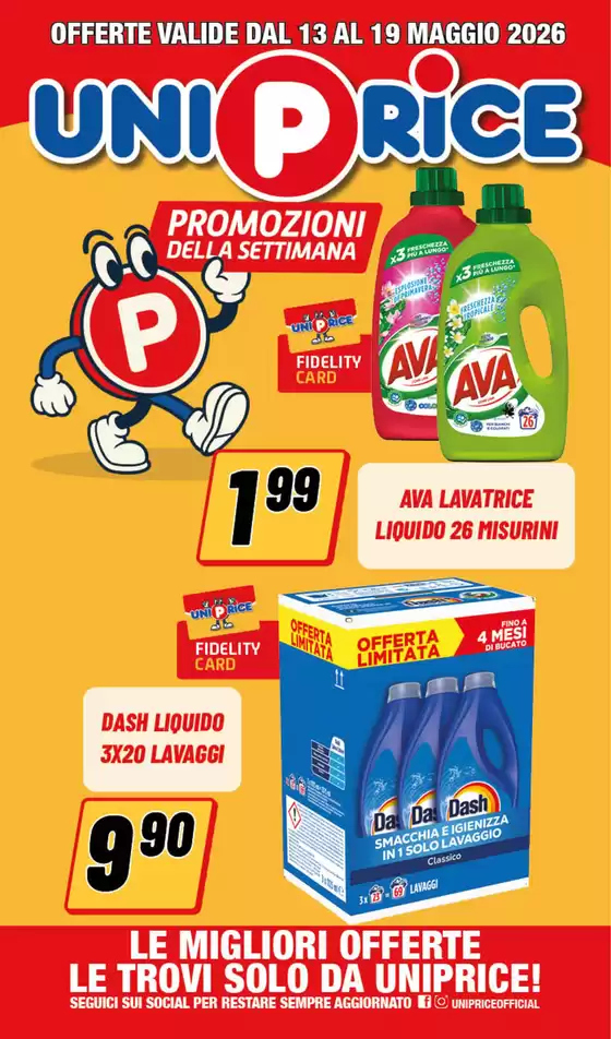 Volantino UniPrice a Meina | Promozioni della settimana | 2026-05-13T00:00:00.000Z - 2026-05-19T00:00:00.000Z