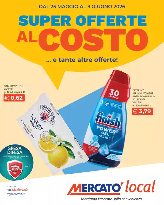 Volantino Mercatò Local | Super offerte al costo | 2026-05-25T00:00:00.000Z - 2026-06-03T00:00:00.000Z