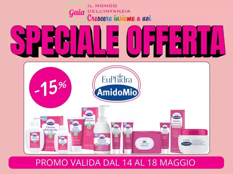 Volantino Sanitaria Gaia | Speciale offerta | 2026-05-14T00:00:00.000Z - 2026-05-18T00:00:00.000Z