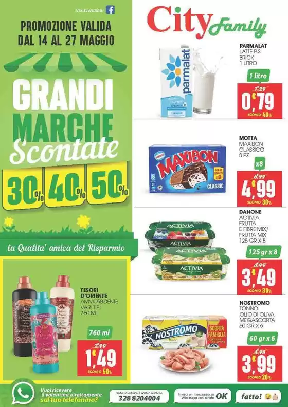 Volantino City Family | Grandi marche scontate | 2026-05-14T00:00:00.000Z - 2026-05-27T00:00:00.000Z