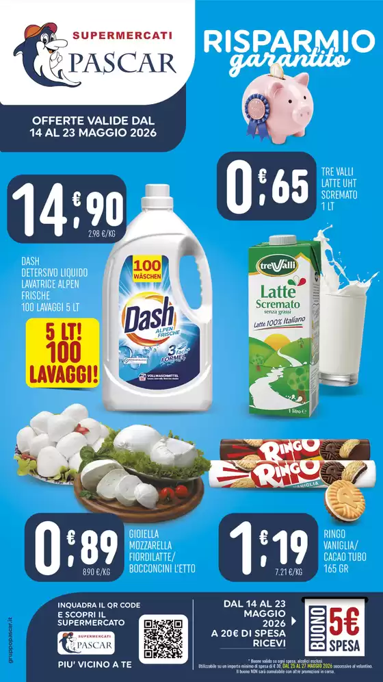 Volantino Pascar | Risparmio garantito  | 2026-05-14T00:00:00.000Z - 2026-05-23T00:00:00.000Z