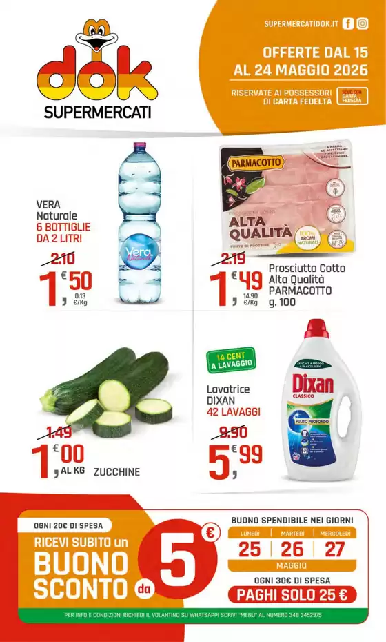 Volantino Dok | Buono sconto | 2026-05-15T00:00:00.000Z - 2026-05-24T00:00:00.000Z