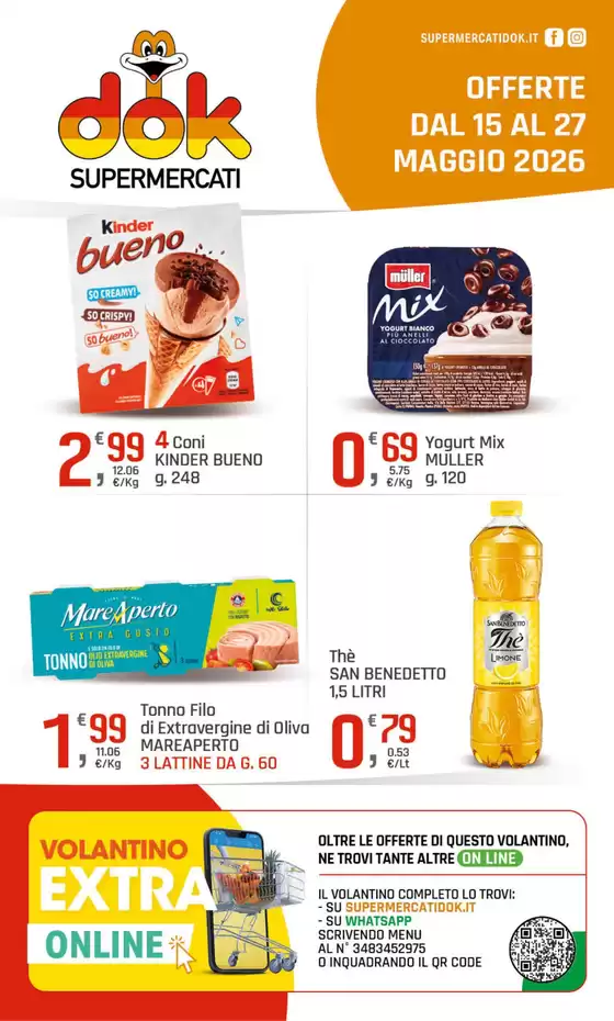 Volantino Dok | Offerte dal 15 al 27 maggio 2026 | 2026-05-15T00:00:00.000Z - 2026-05-27T00:00:00.000Z