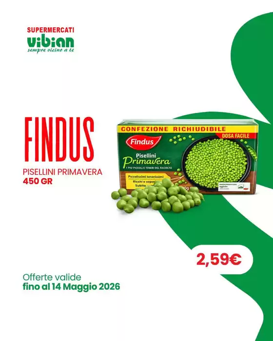 Volantino Vibian | Findus | 2026-05-14T00:00:00.000Z - 2026-05-14T00:00:00.000Z