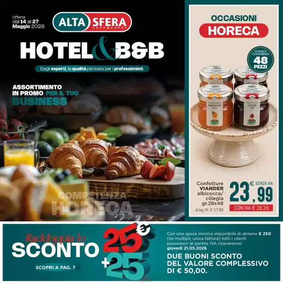 Volantino Altasfera | Occasioni HORECA | 2026-05-14T00:00:00.000Z - 2026-05-27T00:00:00.000Z