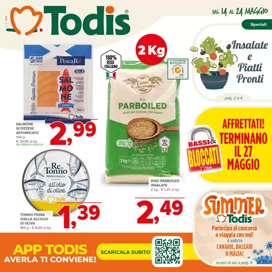 Volantino Todis | Speciali insalate e piatti pronti | 2026-05-14T00:00:00.000Z - 2026-05-27T00:00:00.000Z
