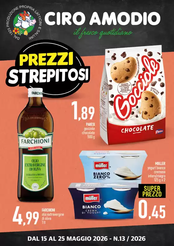 Volantino Ciro Amodio | Prezzi strepitosi | 2026-05-15T00:00:00.000Z - 2026-05-25T00:00:00.000Z