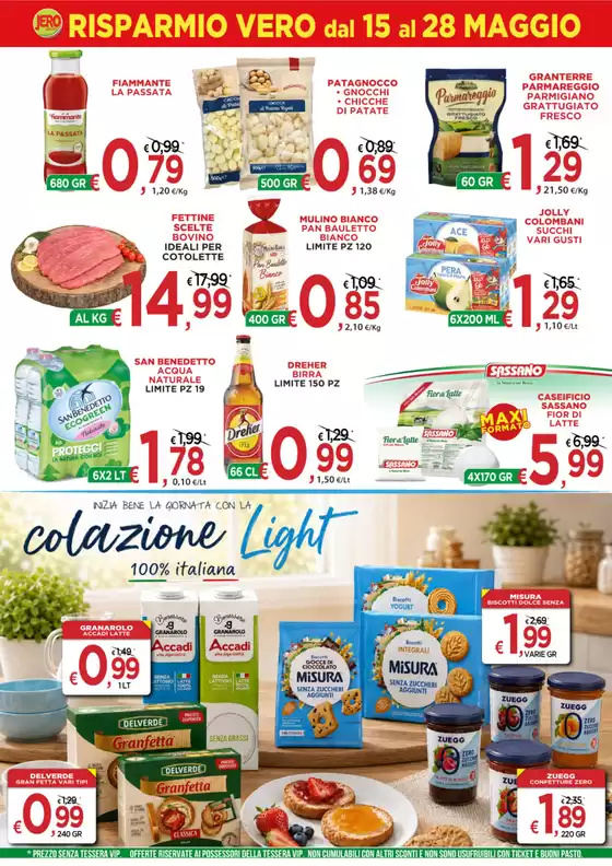 Volantino Jero Market | Risparmio vero dal 15 al 28 maggio | 2026-05-15T00:00:00.000Z - 2026-05-28T00:00:00.000Z